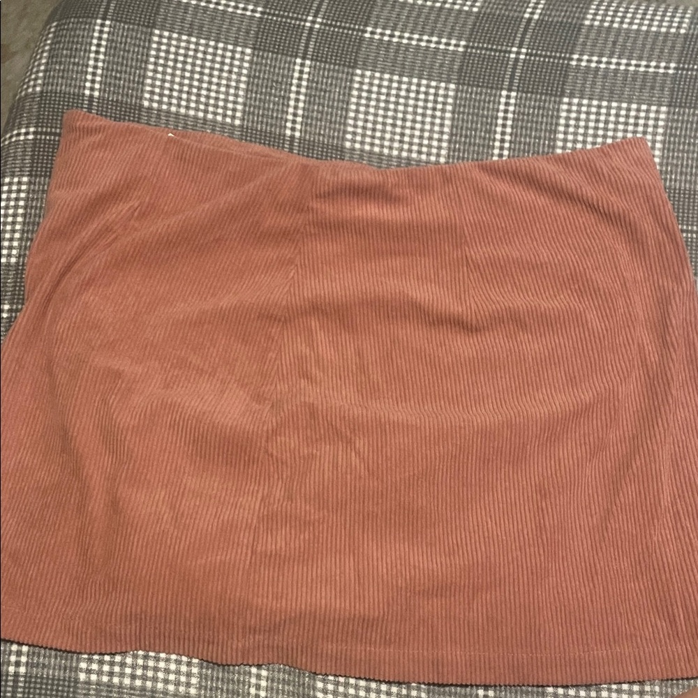 Corduroy Pink Skirt